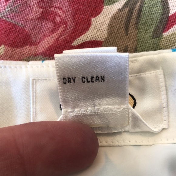 Vtg TALBOTS Size 12 Geometric Groovy Design Shapes Line Cotton Stretchy $108 NEW - Picture 12 of 14